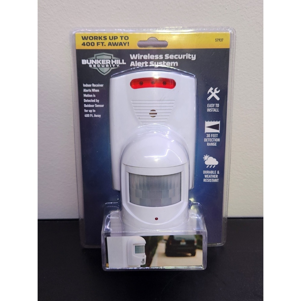 Wireless Security Driveway Alert System 400ft Range Bunker Hill